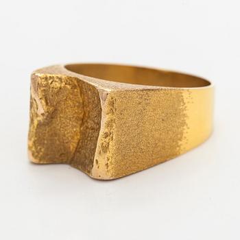 Björn Weckström, ring, 14K guld, Lapponia 1973.