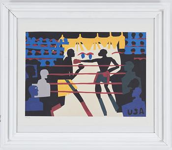 STIG CLAESSON, litografi, signerad och numrerad 50/100.