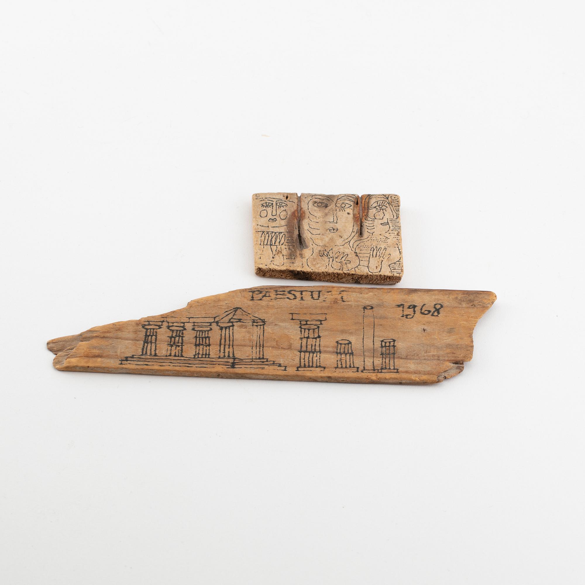 Madeleine Pyk, Temples and female figures 2 pcs.