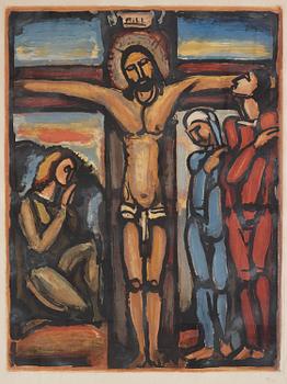 Georges Rouault, "Christ en Croix".