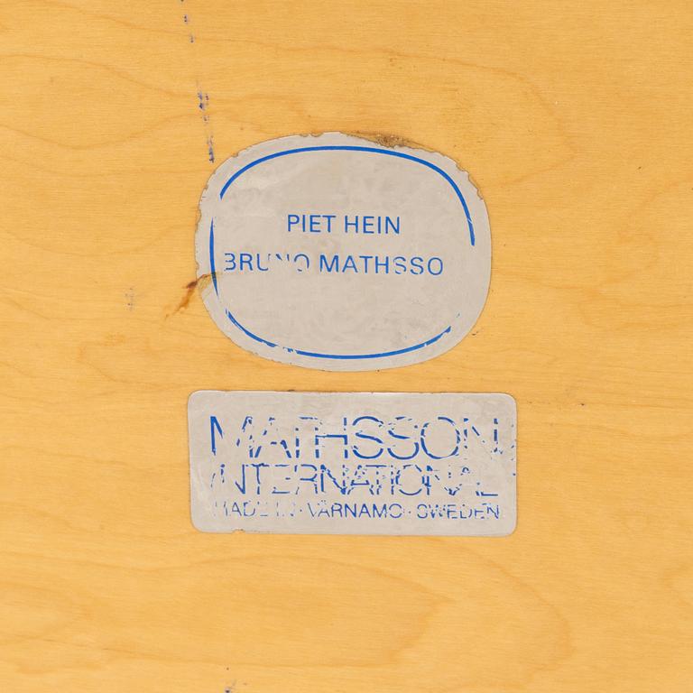 Bruno Mathsson & Piet Hein, matbord, "Superellips", Mathsson International, Värnamo, Sweden.