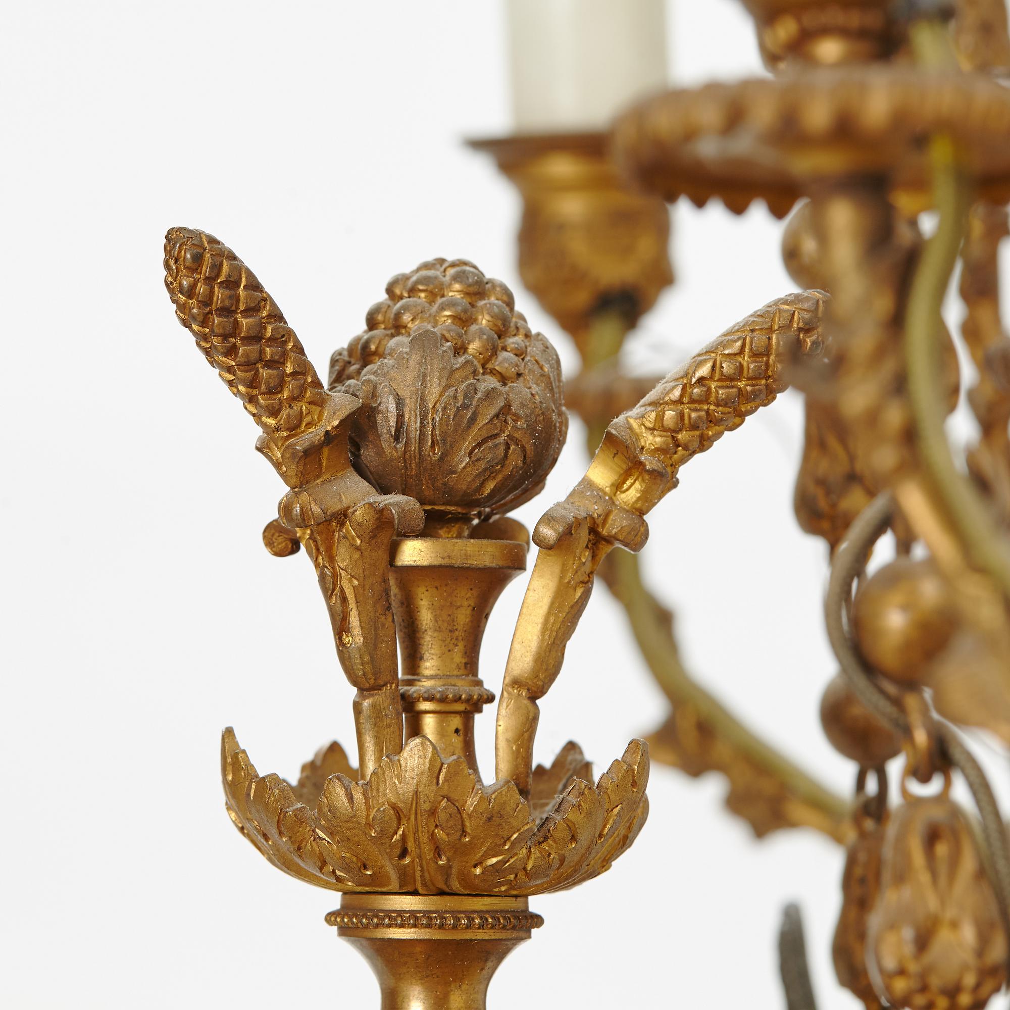 A chandelier, mid/second half of the 20th century.