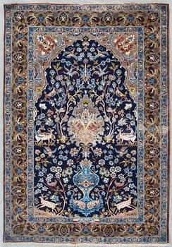 MATTA, Isfahan, 1900-talets slut. Figural. Signerad. Ca 152 X 106 cm.