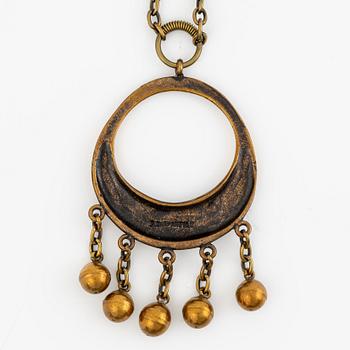 Pentti Sarpaneva, necklace, bronze.