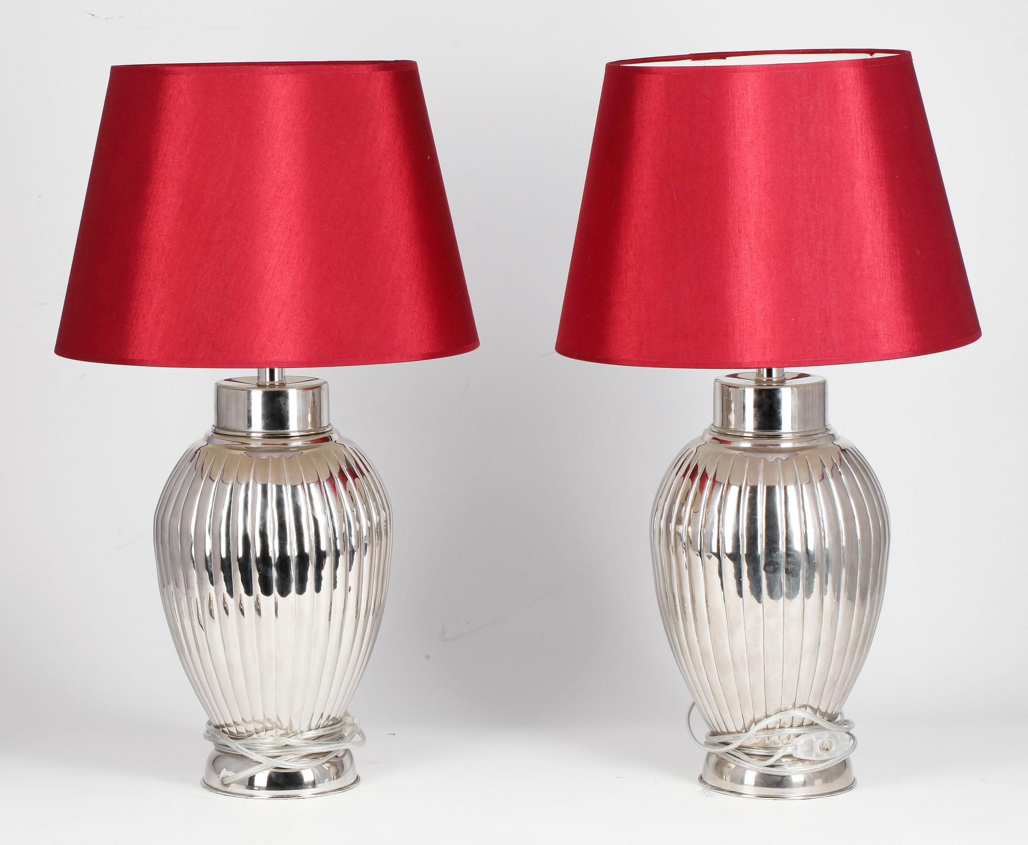 BORDSLAMPOR, 2 st, Grange Samovar, Frankrike, 1990-tal.