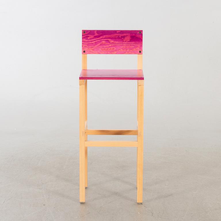 FREDRIK PAULSEN, "Röhsska"Designbaren,bar stool, Blå Station 2020, Bar stool 7/18.