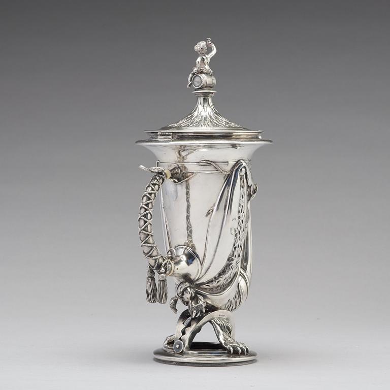 Jean-Baptiste Vaillant, kanna/pokal, silver, S:t Petersburg 1858.