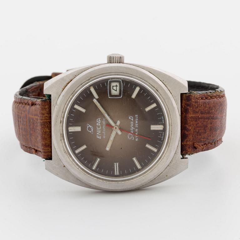 ENICAR, Sherpa D, wristwatch, 37 mm,