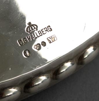 LAMPFOT, silver, C.G. Hallberg, Stockholm, 1925.