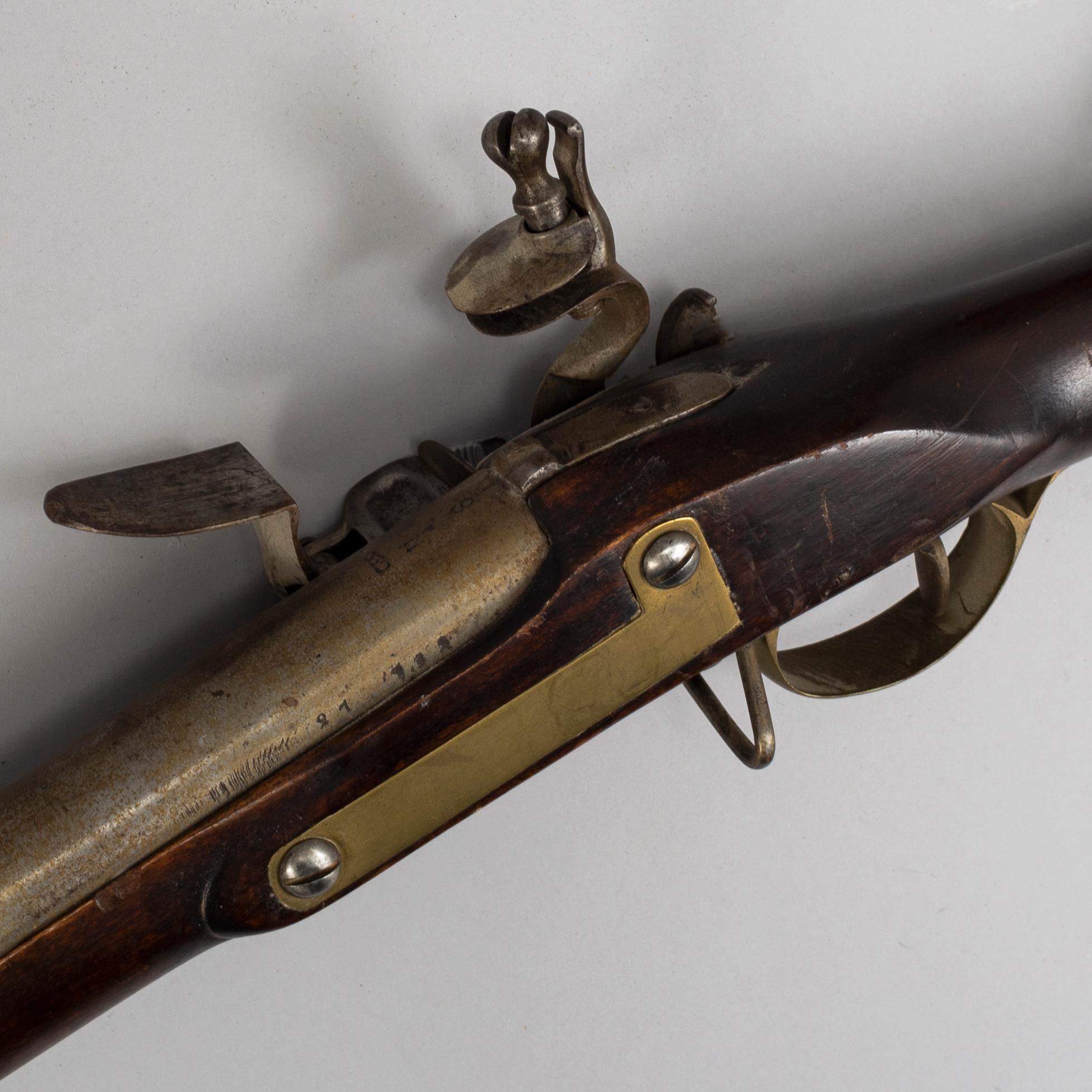 A Swedish flintlock musket.