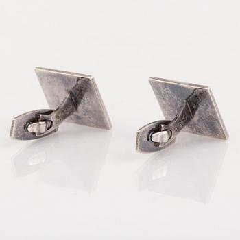 Poul Warmind, cufflinks, sterling silver, Denmark.