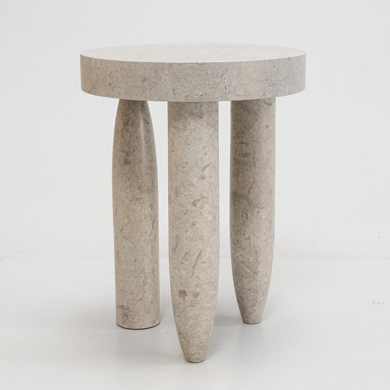 Oliver Kanniste, a 'PRE' limestone stool, Estonia, contemporary.