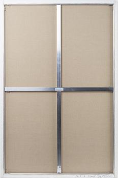 Oliver Osborne, silkscreen and acrylic on linen. Signead and dated 2015 on verso.