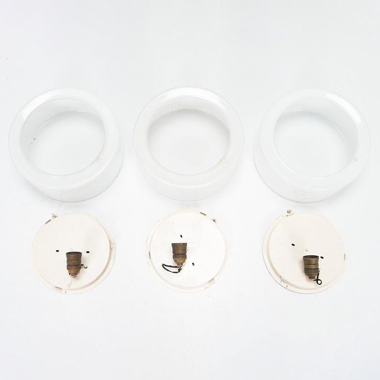 Paavo Tynell, three 1930/1940s ceiling lights '2033'  for Taito.