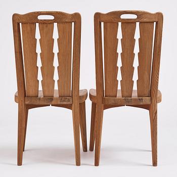 Nordiska Kompaniet, a pair of Swedish Modern pine 'Ekerö' chairs, ca 1947.