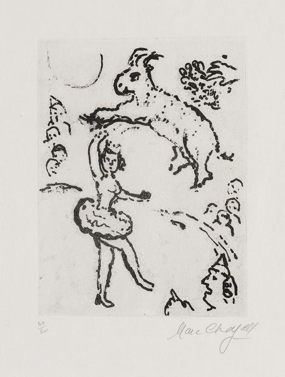 Marc Chagall, "Dressage de l'animal fou".