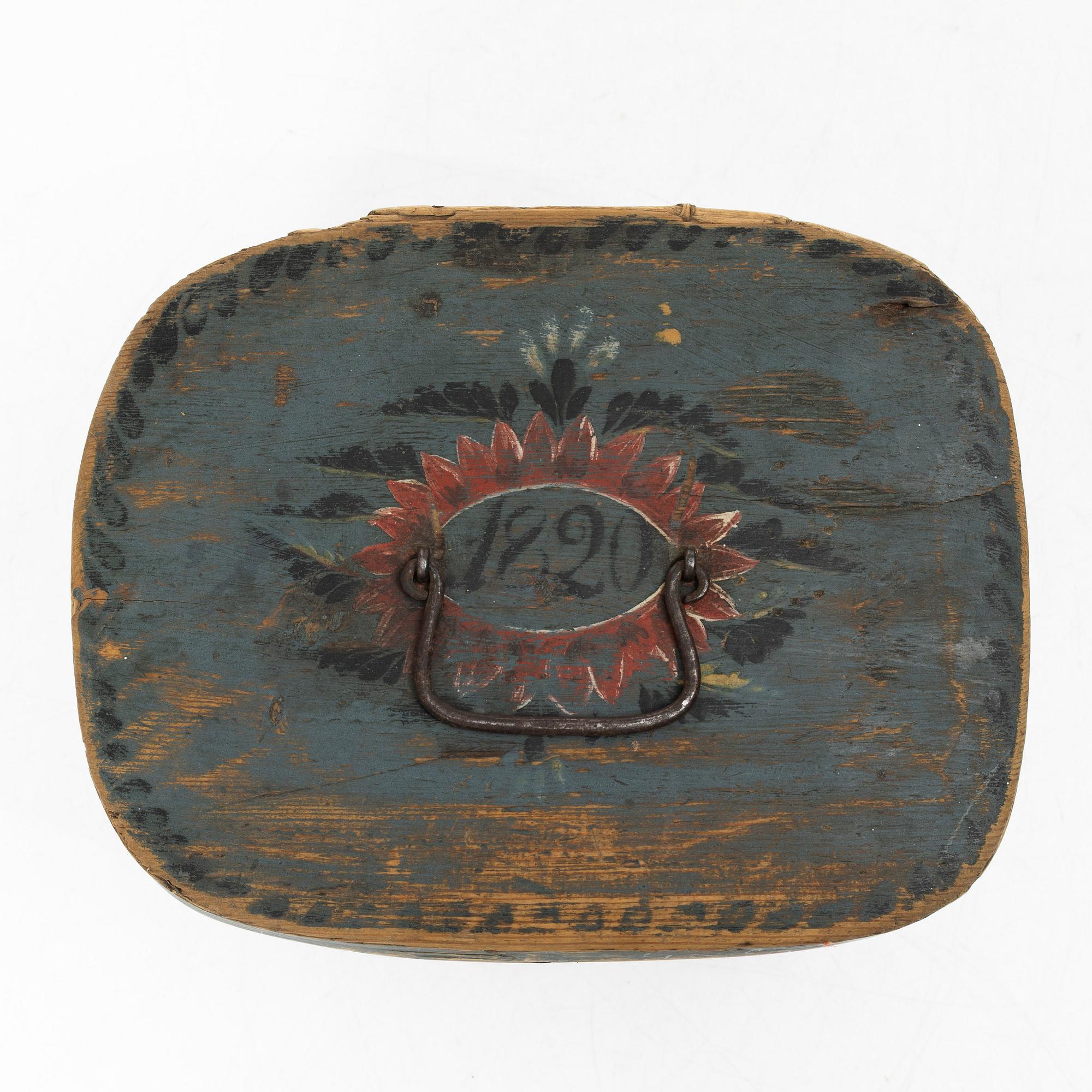 Skrin, allmoge, daterat 1820.