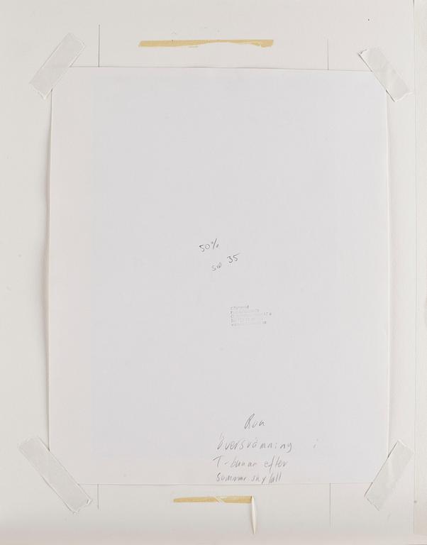 ROLF ADLERCREUTZ, silvergelatinfotografi, 1984, vintage, signerad samt med stämpel a tergo.
