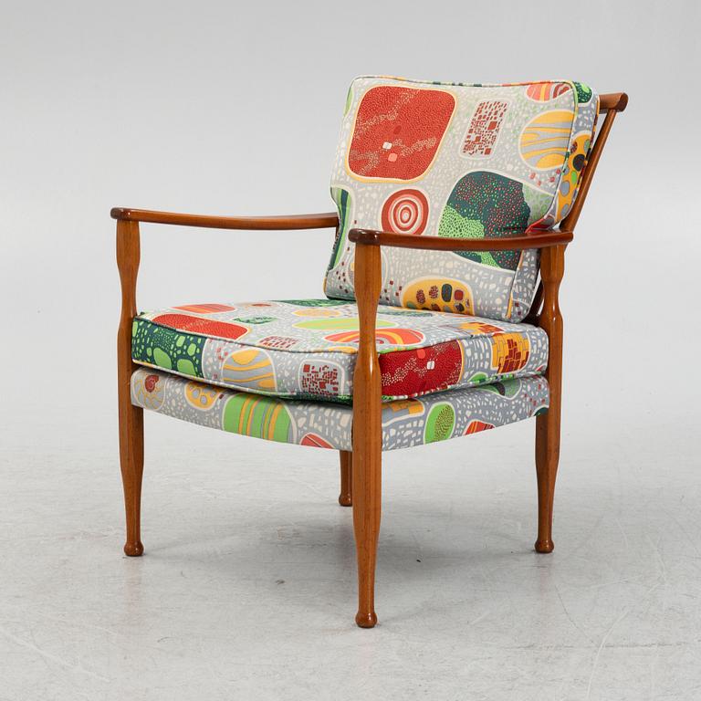 Josef Frank, a model 891 armchair, Firma Svenskt Tenn, Sweden.