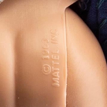 A set of Barbie dolls and accessories Matell 1960s.