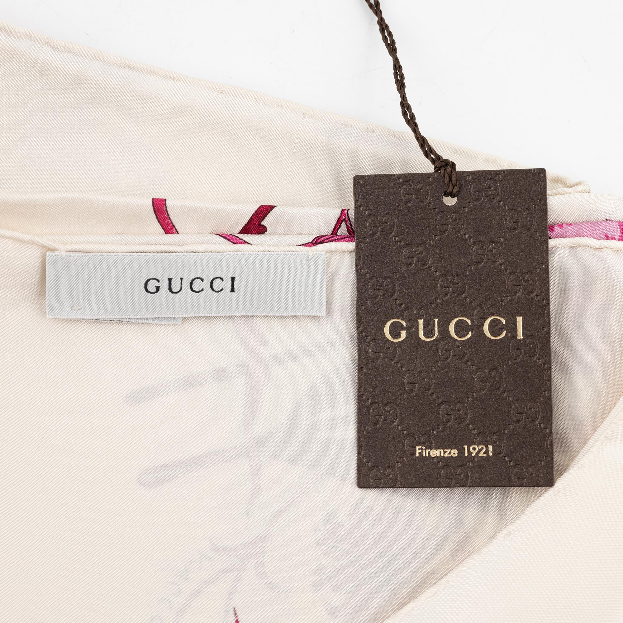 Gucci scarf firenze 1921 best sale