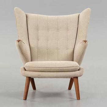 Hans J. Wegner, fåtölj, "Bamse/Papa bear", AP-Stolen, Danmark, 1960-tal.