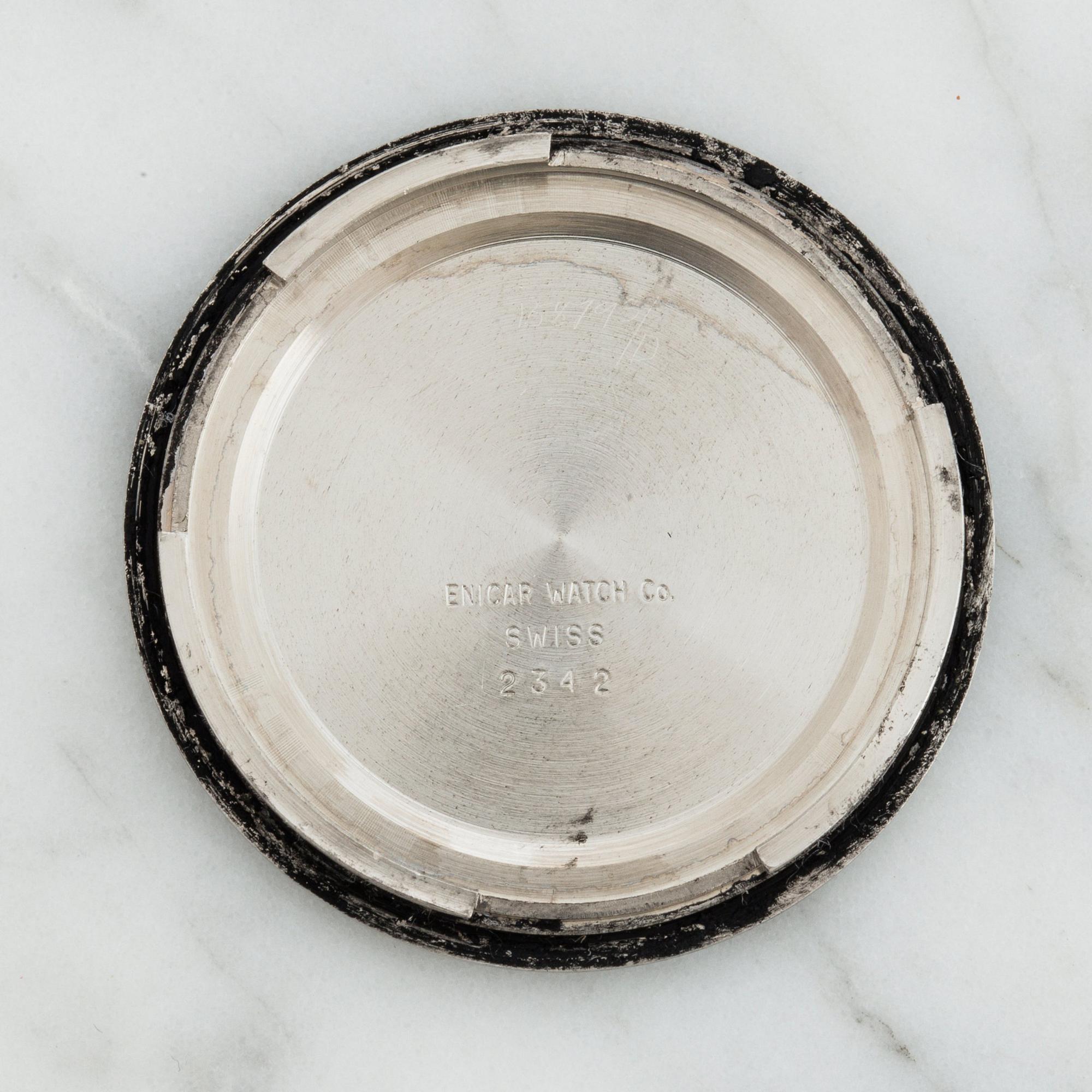 ENICAR, Sherpa 600, OPS, wristwatch, 40 (43) mm.