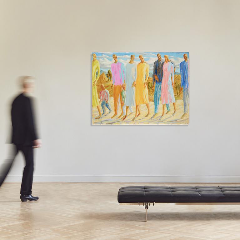 Lorenzo Bonechi, oil on canvas, signed and dated 85.
