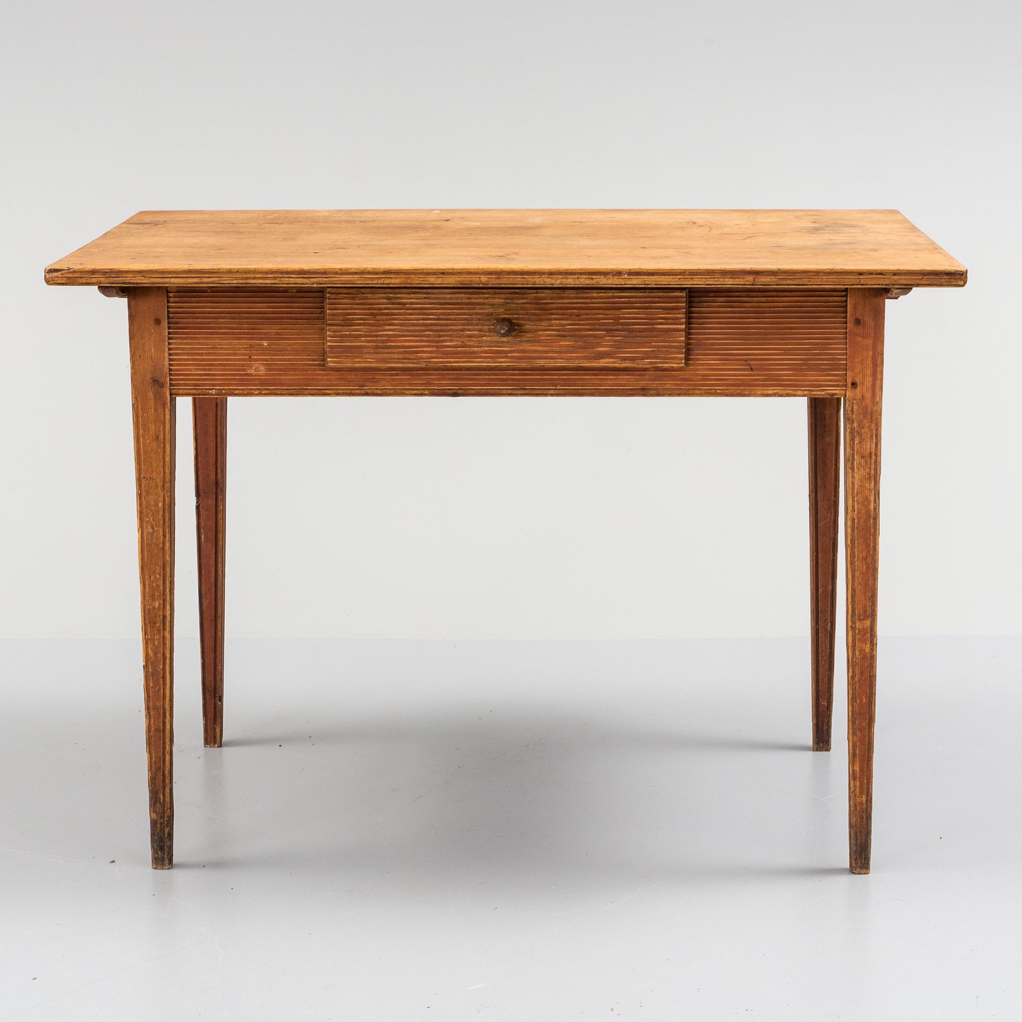 BORD, allmoge. Hälsingland, 1800-talets första hälft.