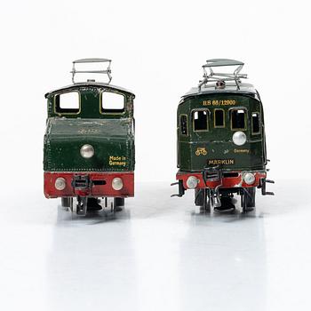 Märklin, Locomotives, carriages and accessories, first half of the 20th century.