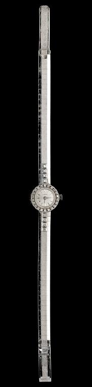 LADIES WRIST WATCH, Luxor, eight cut diamonds, tot. app. 0.40 cts.