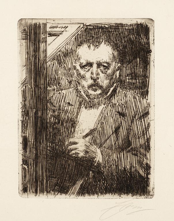 Anders Zorn, "Selfportrait 1911".