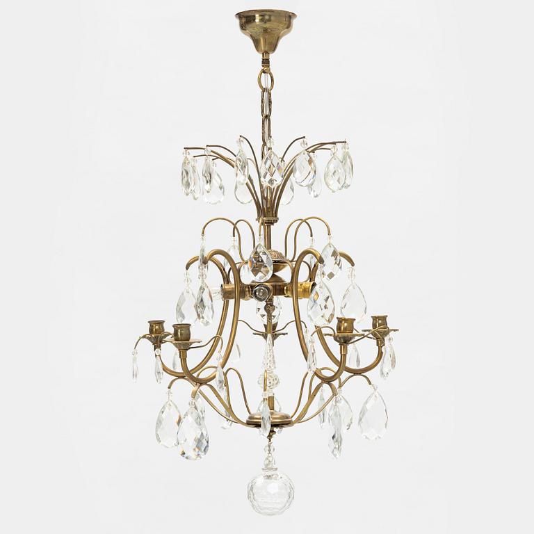 A chandelier, first half of the 20th century.