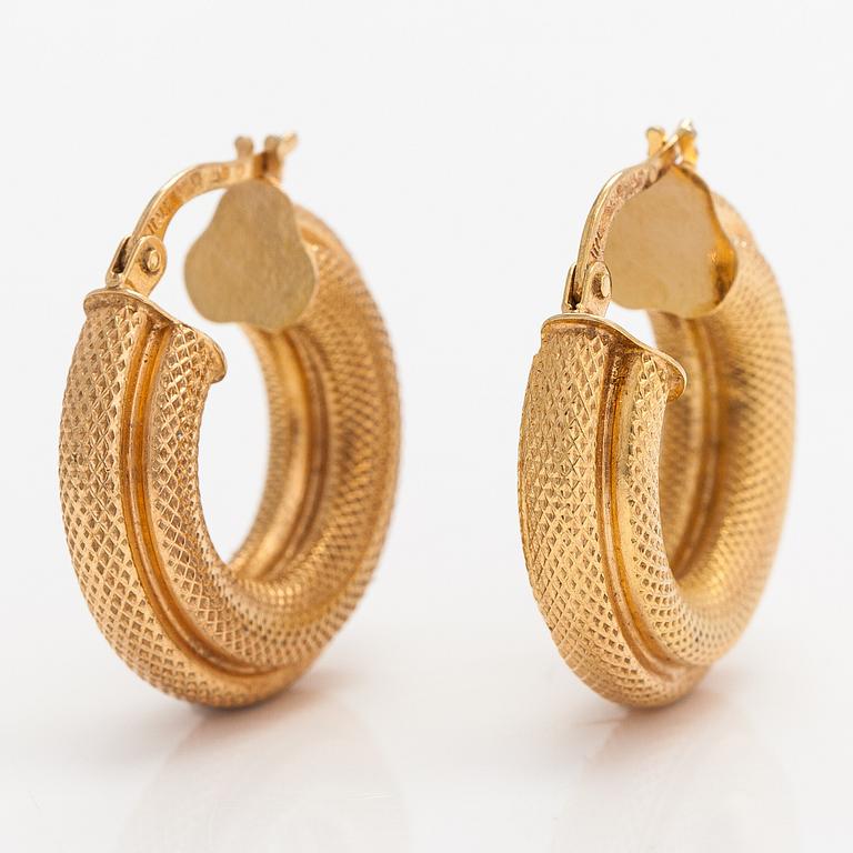 Örhängen, 14K guld. Italien.