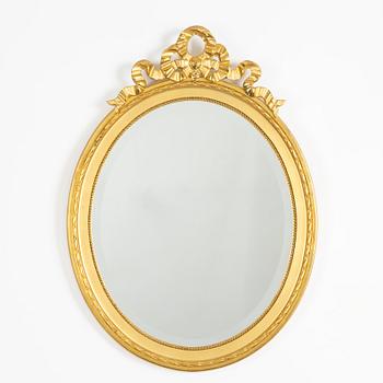 Mirror, Gustavian style, Edenspegel, Gustafs, mid-20th century.