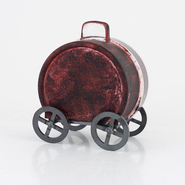 Kjell Engman, skulptur, glas, limited edition, Kosta Boda.
