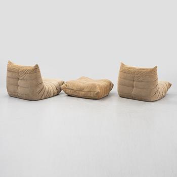 Michel Ducaroy, a 6-piece 'Togo' modular sofa, Ligne Roset, France.