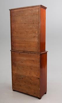 BOKSKÅP, senempire, 1800-talets mitt.