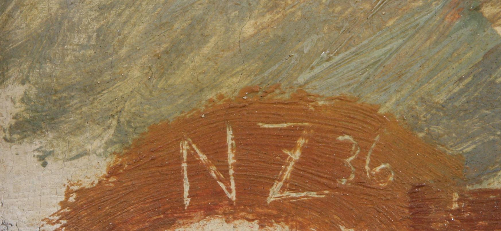ZETTERBERG NILS, oljemålning, monogramsign  dat-36.