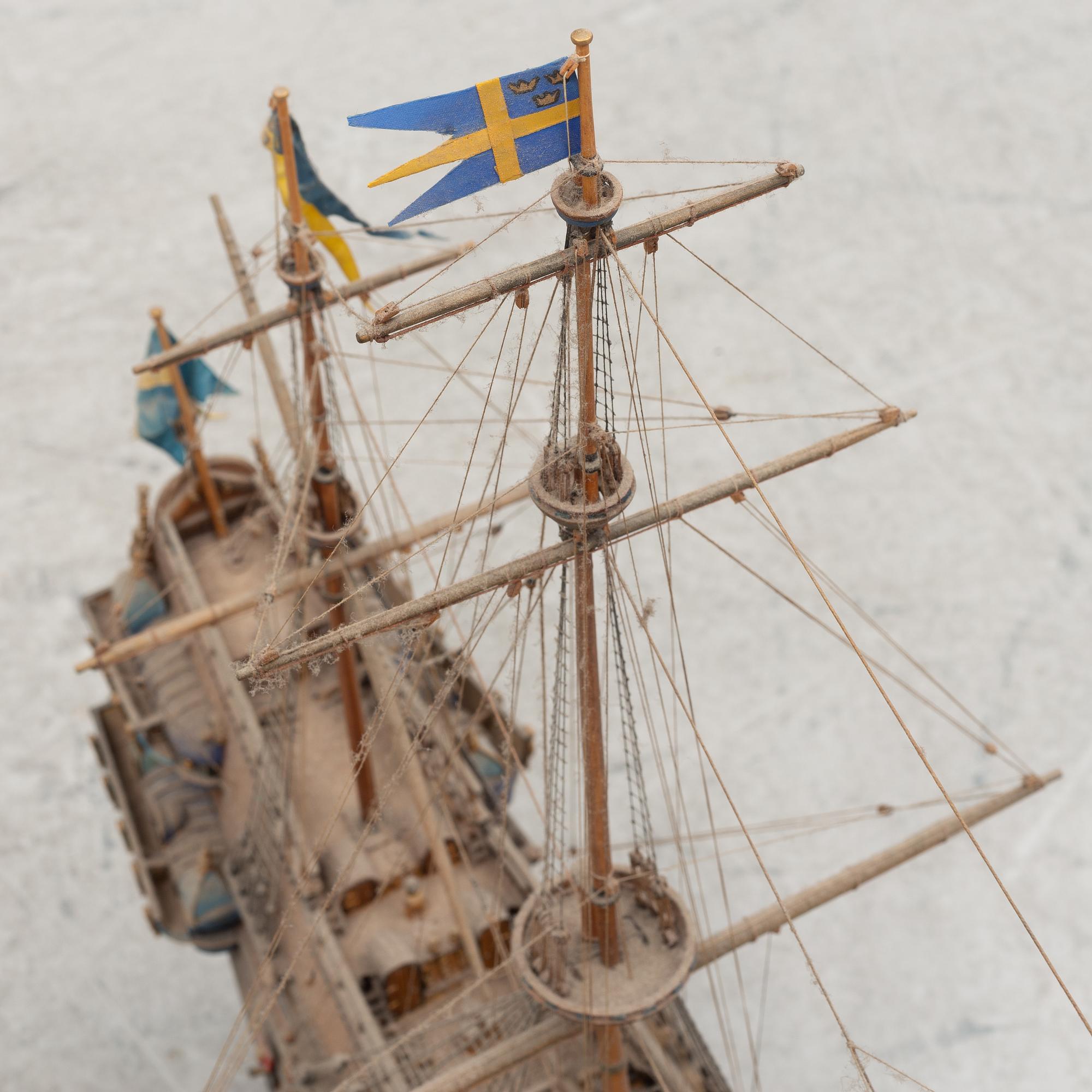 Ship model of Vasa, Built by Bengt Cederholm, 1983.