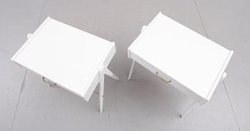 SÄNGBORD, 1 par, 1950-tal.