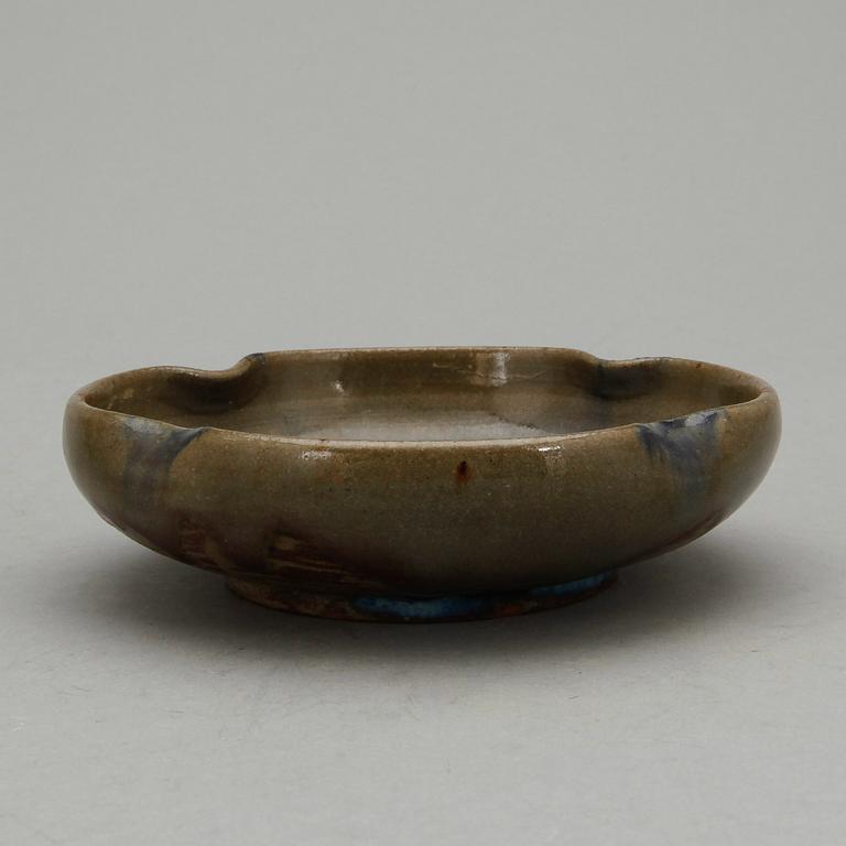 Skål, keramik, Auguste Delaherche, Frankrike (1857-1940).