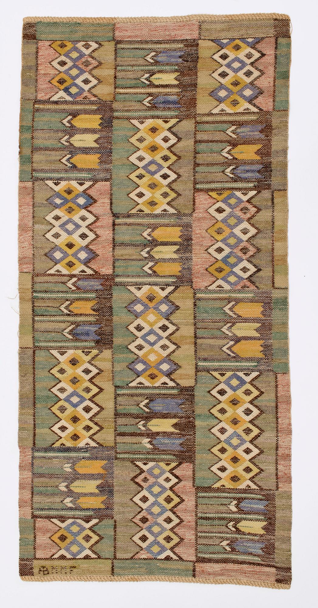 VÄVNAD. "Crocus", ABMMF (Märta Måås-Fjetterström), formgiven 1930.