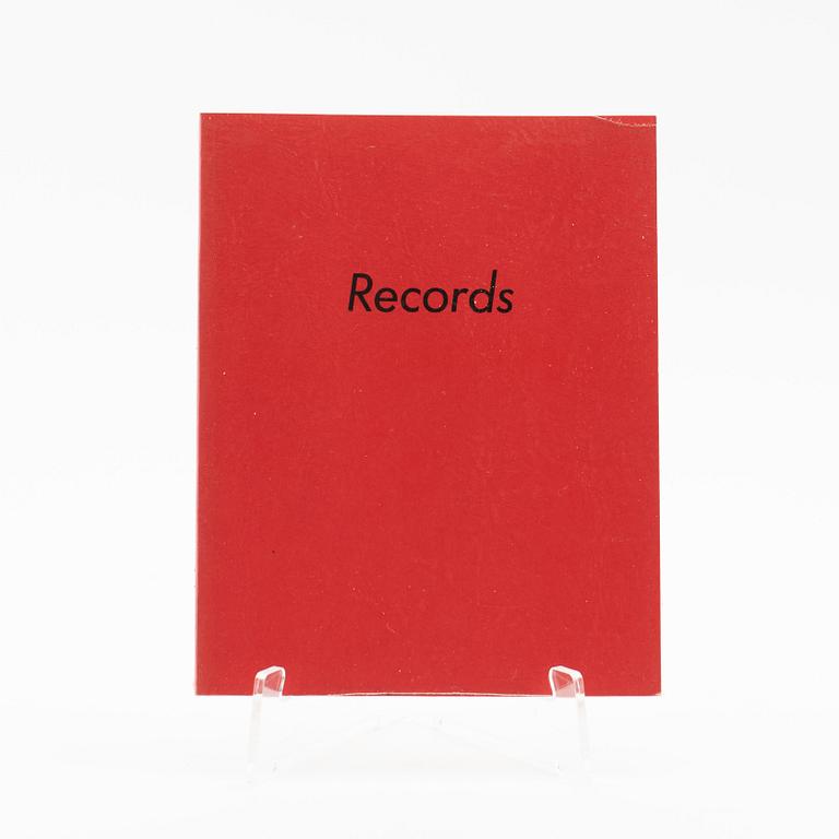 Edward Ruscha, "Records", 1970.