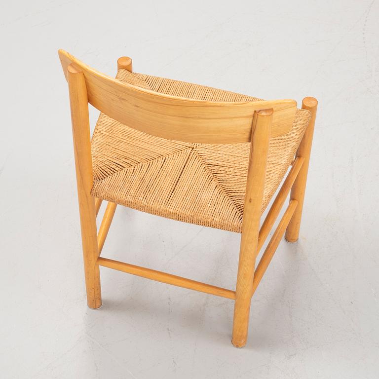 Børge Mogensen, a set of 3 chairs model "J39", Fredericia Furniture Factory, Denmark, second half of the 20th century.