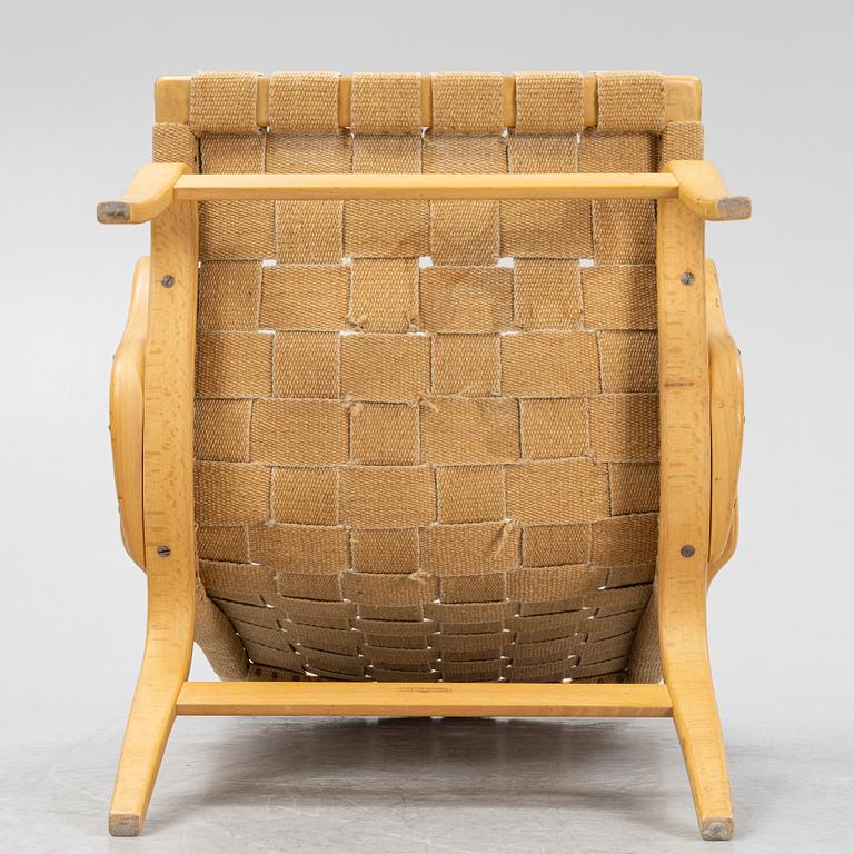 Bruno Mathsson, an 'Eva' easy chair for Karl Mathsson, second part of the 20th Century.