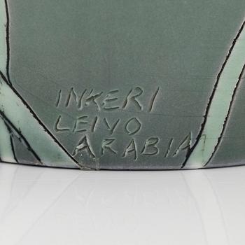 Inkeri Leivo, urna med lock, "Aino", keramik signerad Inkeri Leivo Arabia.