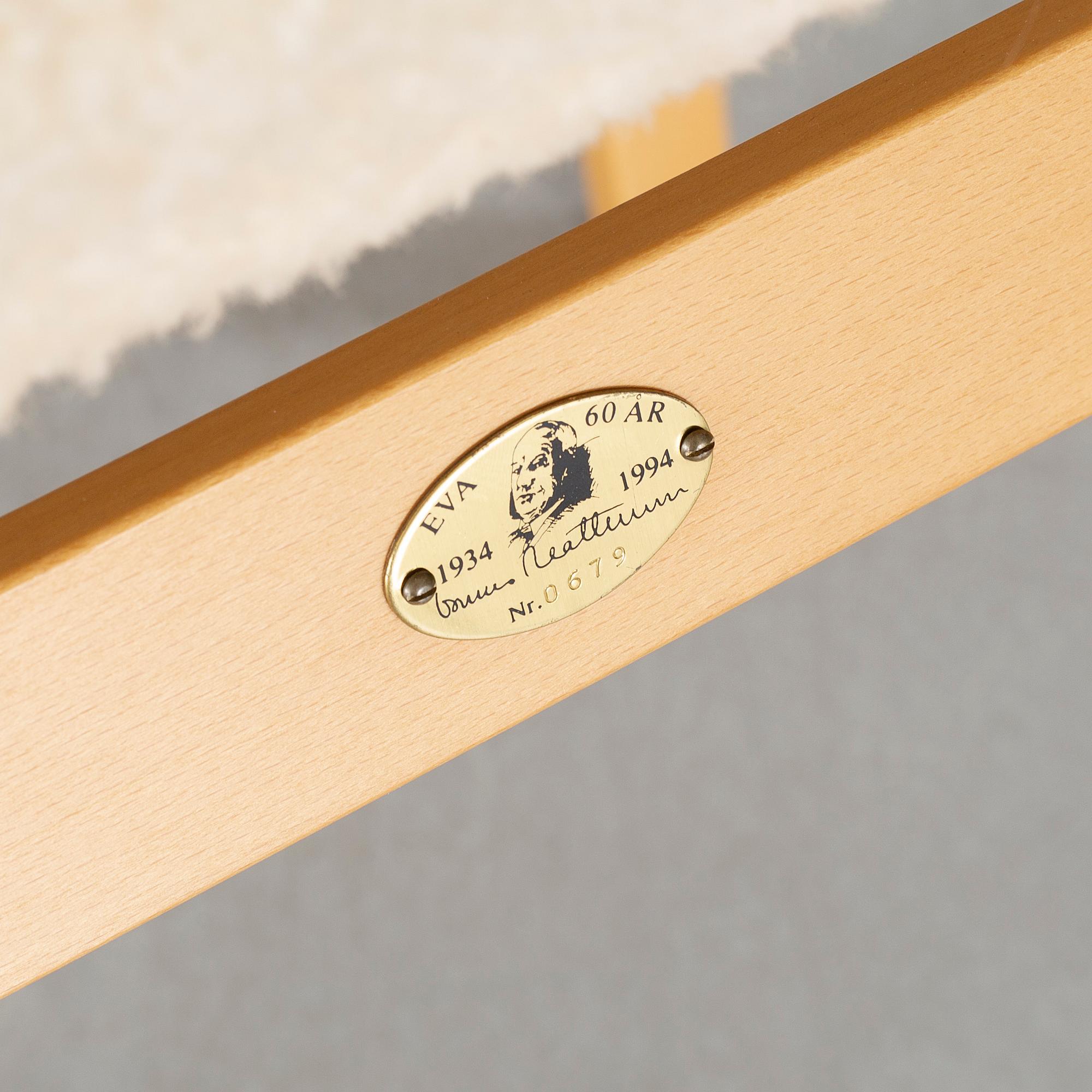 A pair of "Eva" chairs by Bruno Mathsson for Dux, second half of the 20th century.