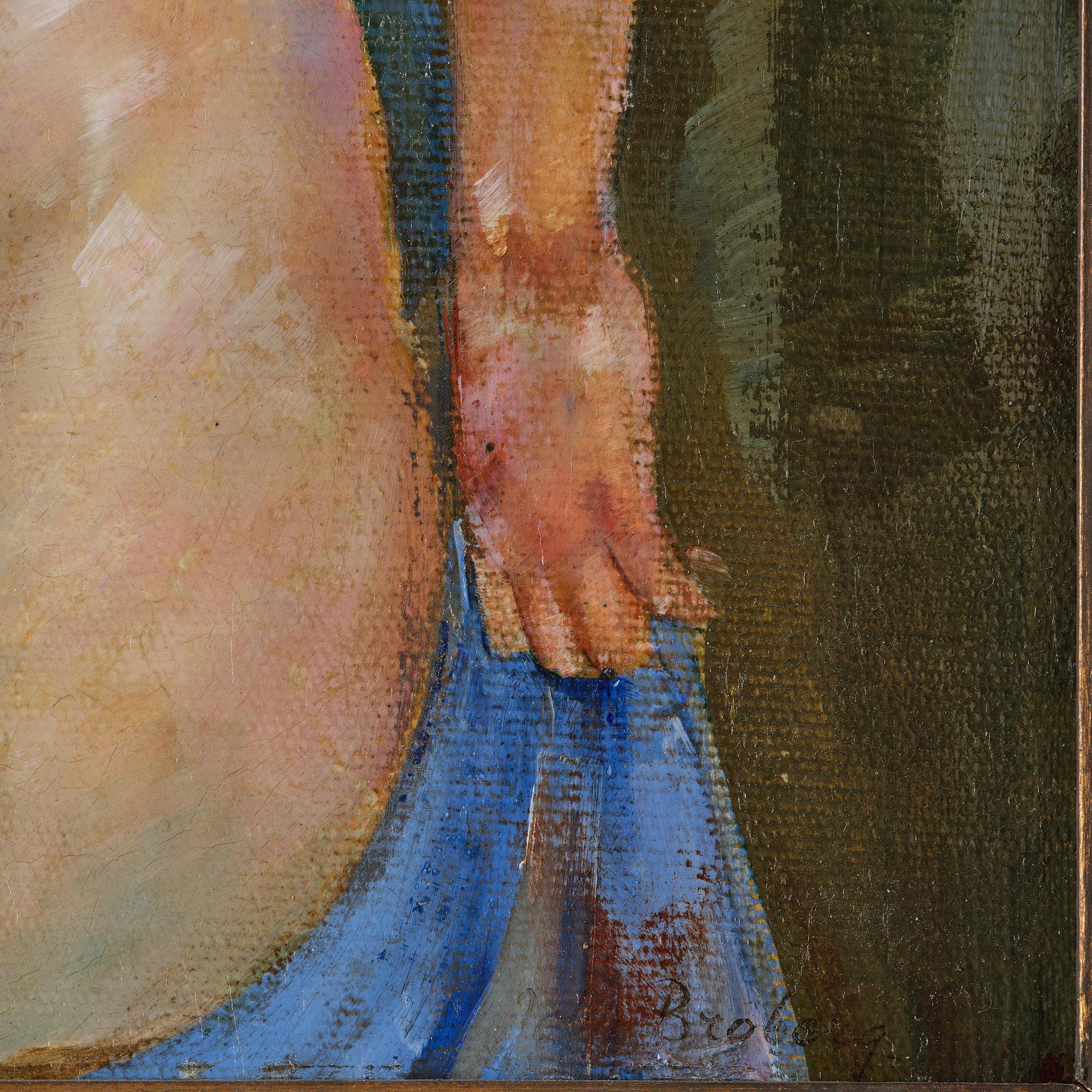 John Broberg, Model in the artists studio.