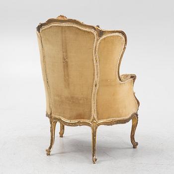 Bergère, Louis XV-stil, 1900-talets början.